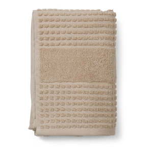 Béžový uterák z bio bavlny 50x100 cm Check - JUNA vyobraziť