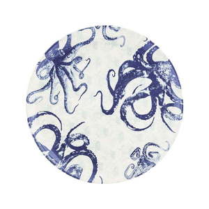 Modro-biela keramický servírovací tanier Villa Altachiara Positano, ø 37 cm vyobraziť