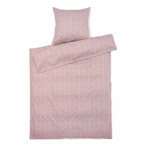 Svetlomodro-ružové predĺžené obliečky na jednolôžko z bavlneného saténu 140x220 cm Pleasantly - JUNA vyobraziť