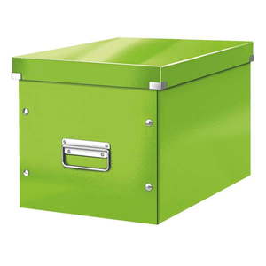 Zelený kartónový úložný box s vekom 32x36x31 cm Click&Store – Leitz vyobraziť