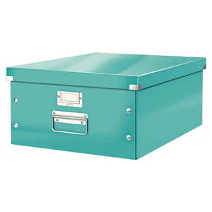 Zeleno-tyrkysový kartónový úložný box s vekom 37x48x20 cm Click&Store – Leitz vyobraziť