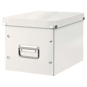 Biely kartónový úložný box s vekom 26x26x24 cm Click&Store – Leitz vyobraziť