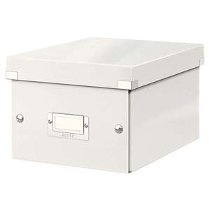 Biely kartónový úložný box s vekom 22x28x16 cm Click&Store – Leitz vyobraziť