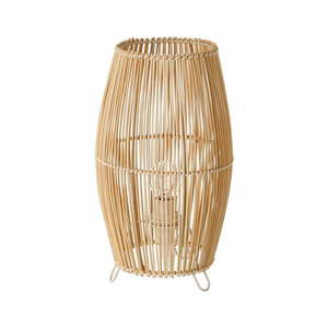 Bambusová stolová lampa v prírodnej farbe s bambusovým tienidlom (výška 29 cm) Natural Way – Casa Selección vyobraziť
