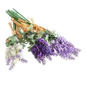 Umelé kvety v súprave 3 ks (výška 32 cm) Lavender Bouquet – Casa Selección vyobraziť