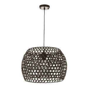 Čierne bambusové stropné svietidlo s bambusovým tienidlom ø 35 cm – Casa Selección vyobraziť