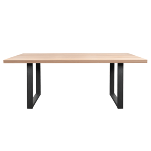 Sconto Jedálenský stôl AMAYA U dub/kov, šírka 180 cm, rovná hrana vyobraziť