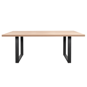 Sconto Jedálenský stôl AMAYA U dub/kov, šírka 220 cm, rovná hrana vyobraziť