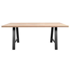 Sconto Jedálenský stôl AMAYA A dub/čierna, šírka 140 cm, rovná hrana vyobraziť
