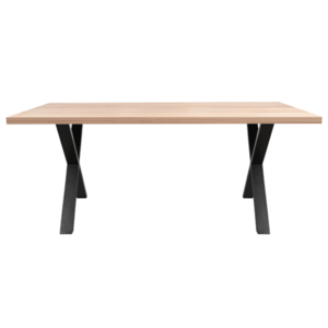 Sconto Jedálenský stôl AMAYA X dub/kov, šírka 220 cm, rovná hrana vyobraziť