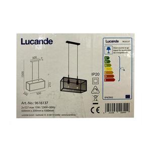 Lucande Lucande - Luster na lanku BEYZA 2xE27/15W/230 vyobraziť