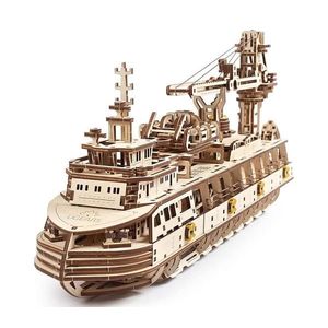Ugears Ugears - 3D drevenené mechanické puzzle Výzkumná loď vyobraziť
