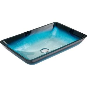 MEXEN - Megan sklenené umývadlo 56x36 cm, modrá 24135647 vyobraziť