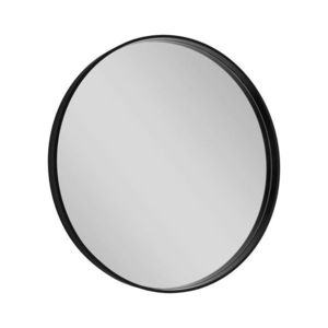 SAPHO - NOTION guľaté zrkadlo v ráme, ø 60cm, čierna mat NT600 vyobraziť