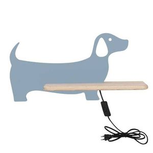 Detská lampička DOG LED Candellux Modrá vyobraziť