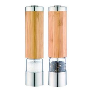 KITCHISIMO Elektrický mlynček na soľ a korenie KITCHISIMO 21cm bambus vyobraziť