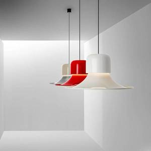 Stilnovo Stilnovo Campana LED svietidlo, DALI-Push, červená vyobraziť
