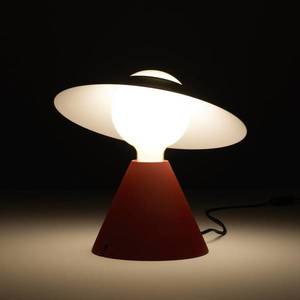 Stilnovo Stilnovo Fante stolová LED lampa, 2 700 K, červená vyobraziť