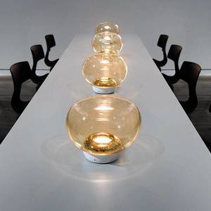Stilnovo Stilnovo La Mariée stolová LED lampa zlatá/biela vyobraziť
