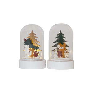 Svetelné dekorácie s vianočným motívom v súprave 2 ks ø 5, 5 cm Forest Friends – Star Trading vyobraziť