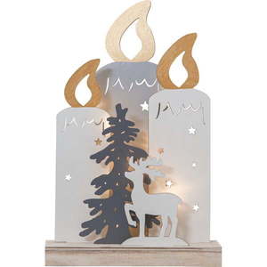 Biela svetelná dekorácia s vianočným motívom Fauna – Star Trading vyobraziť