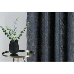 Tmavomodro-sivý záves 135x280 cm Wayland – Mendola Fabrics vyobraziť