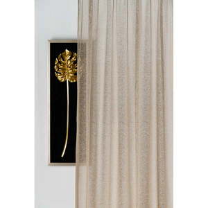 Záclona v béžovo-zlatej farbe 140x245 cm Carmine - Mendola Fabrics vyobraziť