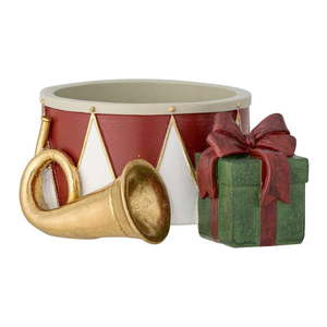 Polyresinový svietnik na čajovú sviečku s vianočným motívom Bitja – Bloomingville vyobraziť