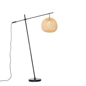 Orientálna exteriérová stojaca lampa bambus IP44 - Rafael vyobraziť