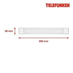 Telefunken Stropné LED svetlo Maat, dĺžka 60 cm, biela, 840 vyobraziť