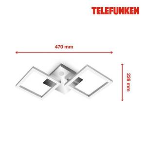 Telefunken LED svetlo Frame snímač chróm/hliník 47x23 cm vyobraziť