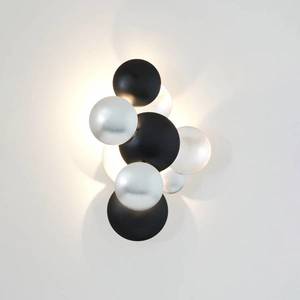 Holländer LED svetlo Bolladaria 3-pl. strieborná/čierna vyobraziť