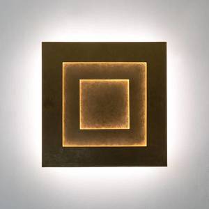 Holländer Nástenné LED svetlo Masaccio Quadrato, zlatá vyobraziť