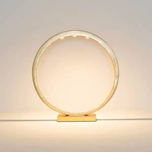Holländer Stolová LED lampa Asterisco kruhová zlatá stmievač vyobraziť