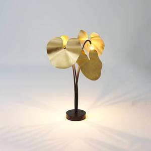 Holländer Stolová LED lampa Controversia so stmievačom zlatá vyobraziť