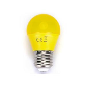 B.V. LED Žiarovka G45 E27/4W/230V žltá - vyobraziť