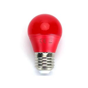 B.V. LED Žiarovka G45 E27/4W/230V červená - vyobraziť