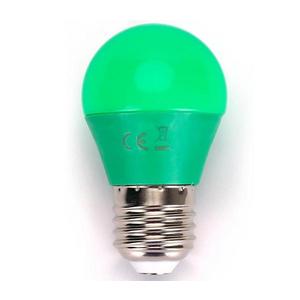 B.V. LED Žiarovka G45 E27/4W/230V zelená - vyobraziť