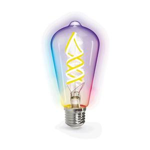 B.V. LED RGB+CCT Žiarovka FILAMENT ST64 E27/4, 9W/230V 2700-6500K Wi-Fi - vyobraziť