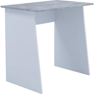 Písací Stôl Masola Mini Biela, Dekor Beton vyobraziť