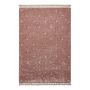 Ružový koberec Think Rugs Boho Dots, 160 x 220 cm vyobraziť