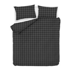 Čierne predĺžené bavlnené obliečky na dvojlôžko 200x220 cm Piga - Mijolnir vyobraziť