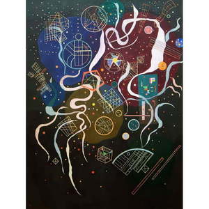 Obraz - reprodukcia 50x70 cm Mouvement I, Wassily Kandinsky – Fedkolor vyobraziť