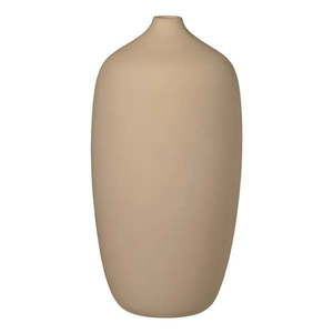 Béžová keramická váza Blomus Nomad, výška 25 cm vyobraziť