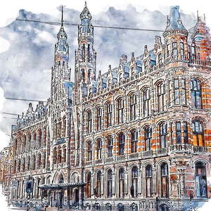 Obraz 50x50 cm Amsterdam – Fedkolor vyobraziť