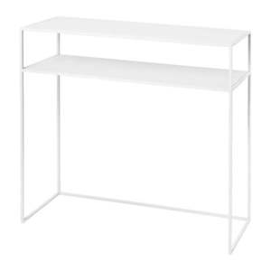 Biely kovový konzolový stolík 35x85 cm Fera – Blomus vyobraziť