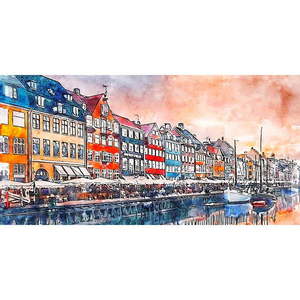 Obraz 80x40 cm Copenhagen – Fedkolor vyobraziť