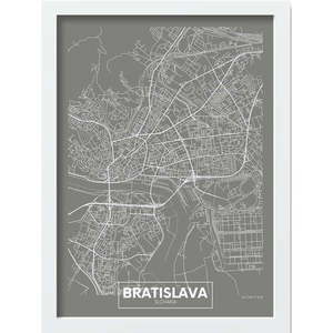 Plagát v ráme 40x55 cm Bratislava – Wallity vyobraziť