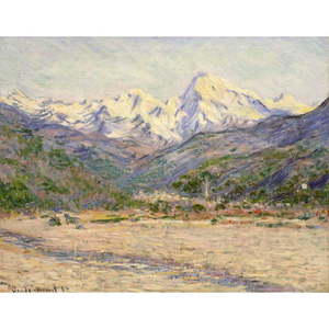 Obraz - reprodukcia 70x55 cm Valley of the Nervia, Claude Monet – Fedkolor vyobraziť
