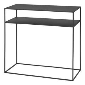 Čierny kovový konzolový stolík 35x85 cm Fera – Blomus vyobraziť